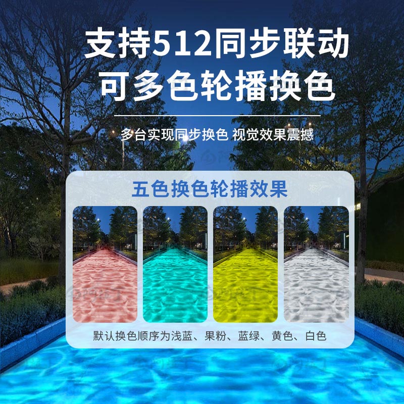 水纹投影灯