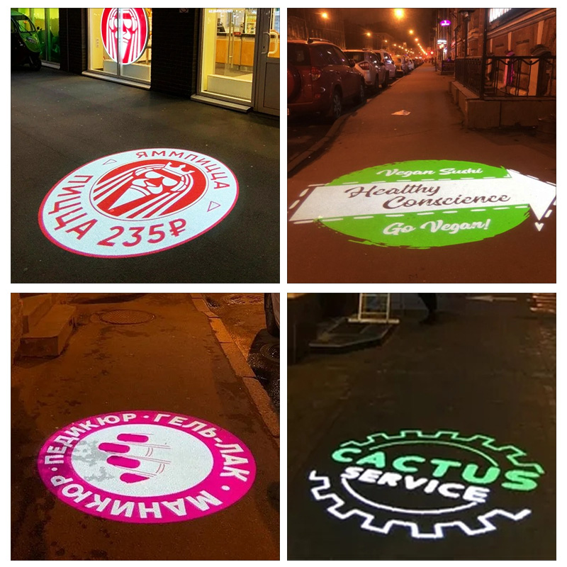 Advertising logo projection light