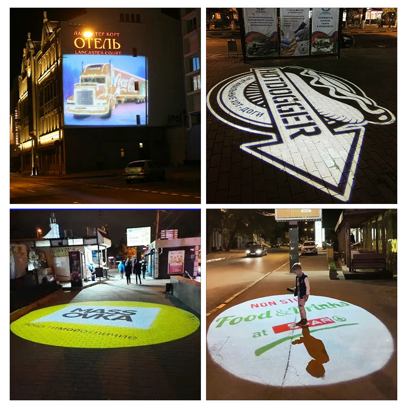 Advertising logo projection light