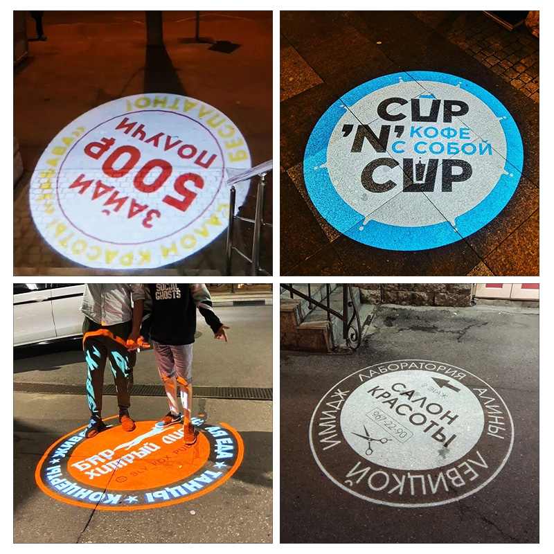 Advertising logo projection light