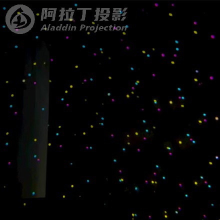 彩色萤火虫投影灯