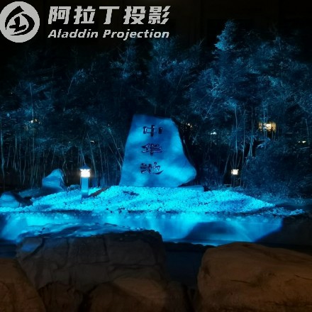 景区石碑水纹