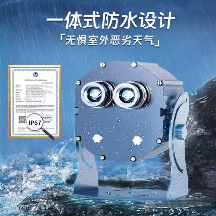 动态水纹+水母投影灯——一灯投两图