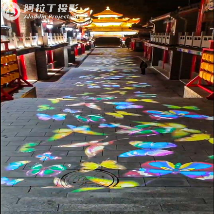 九顶铁刹山风景区亮化效果