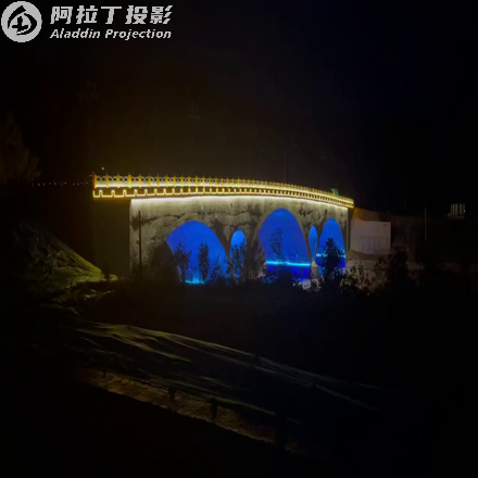 贵州铜仁碧江区中南门古城桥体亮化工程案例